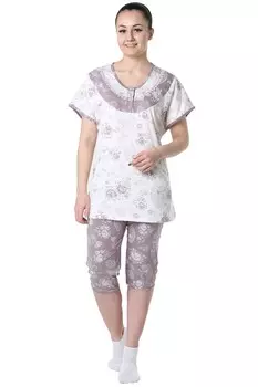 Пижама Цветочек Цвет: Кофе (48)