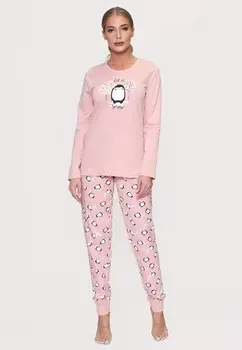 Пижама Delilah Цвет: Розовый (S)