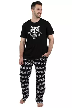 Пижама Енот Цвет: Черный (56)