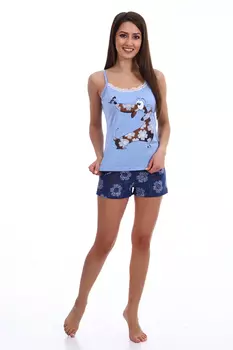 Пижама Gomer Цвет: Индиго Меланж (52)