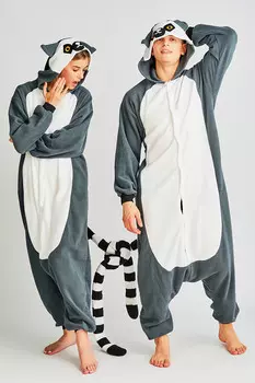 Пижама-кигуруми Лемур (M)