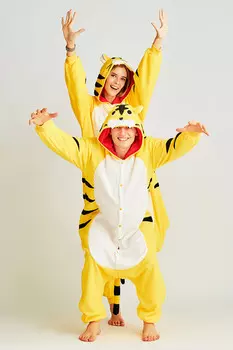 Пижама-кигуруми Тигр Цвет: Жёлтый (xL)