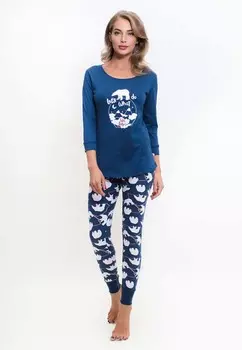Пижама Skala Цвет: Темно-Синий (L)