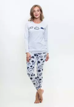 Пижама Star Цвет: Серый Меланж (L)