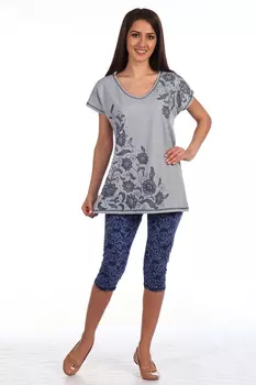 Пижама Zidkijah Цвет: Серый Меланж (60)