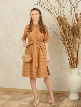 Платье Alisa Цвет: Коричневый (50)