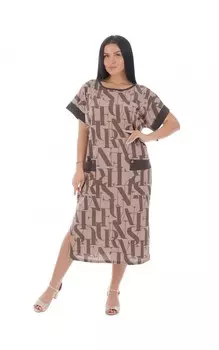 Платье Ангара цвет: кофейный (66)