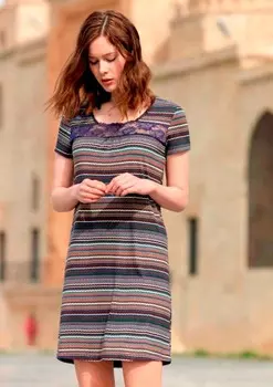 Платье Delmar Цвет: Коричневый (44-46)