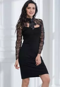 Платье Diva Цвет: Черный (42-44)