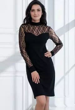 Платье Diva Цвет: Черный (46)