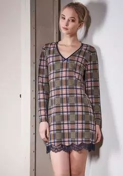 Платье Eсonom Цвет: Хаки (46)