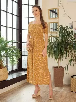 Платье Gladwin цвет: горчичный (44)