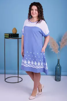 Платье Голубка Цвет: Голубой (44)