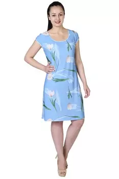 Платье Красотка Цвет: Голубой (44)