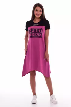 Платье Sandie Цвет: Малина-Меланж (48)