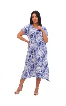 Платье Синева цвет: голубой (52)