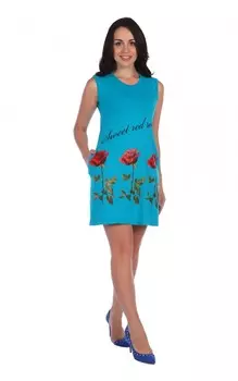 Платье Танго цвет: бирюзовый (42)