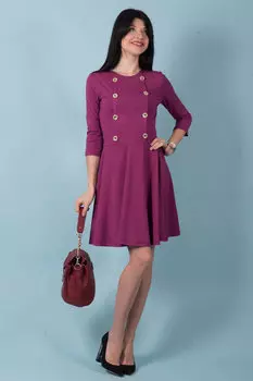 Платье Tess Цвет: Лиловый Меланж (52)