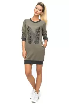 Платье-туника Drummond Цвет: Хаки (48)