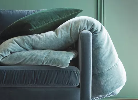 Пледы и покрывала Blanc des Vosges