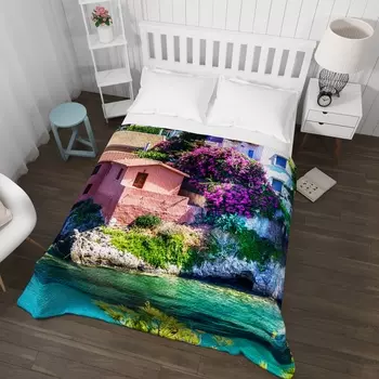 Пледы и покрывала Сирень