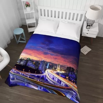 Пледы и покрывала Сирень