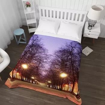 Пледы и покрывала Сирень