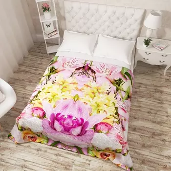 Пледы и покрывала Сирень