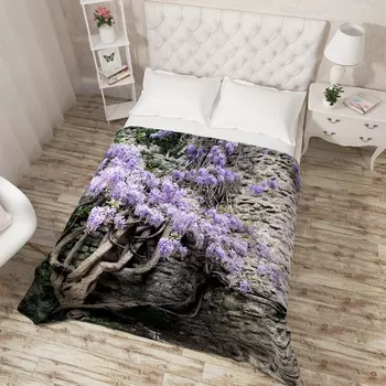 Пледы и покрывала Сирень