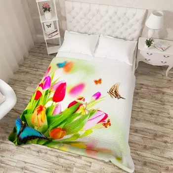 Пледы и покрывала Сирень