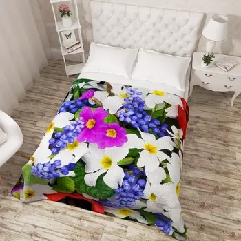 Пледы и покрывала Сирень