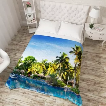 Пледы и покрывала Сирень