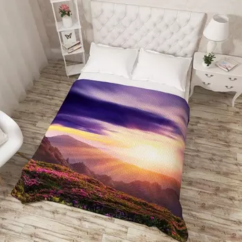 Пледы и покрывала Сирень