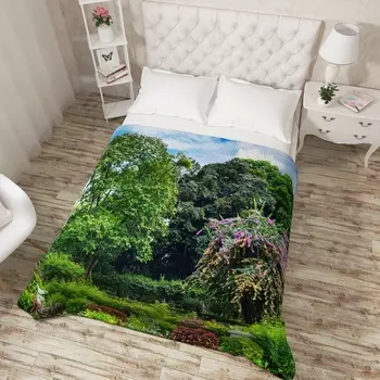 Пледы и покрывала Сирень