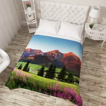 Пледы и покрывала Сирень