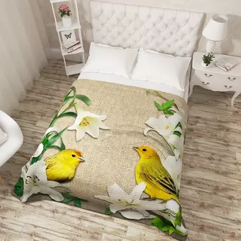 Пледы и покрывала Сирень