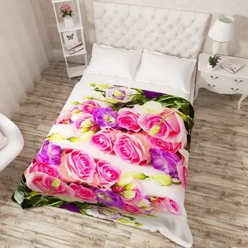 Пледы и покрывала Сирень