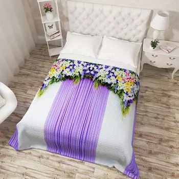 Пледы и покрывала Сирень