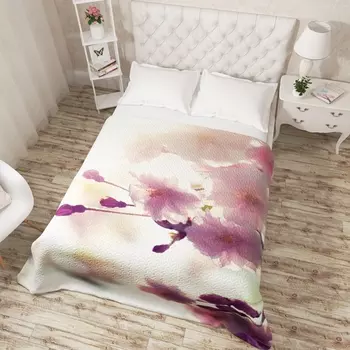 Пледы и покрывала Сирень