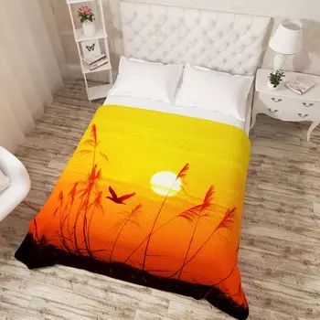 Пледы и покрывала Сирень