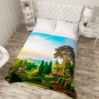 Пледы и покрывала Сирень