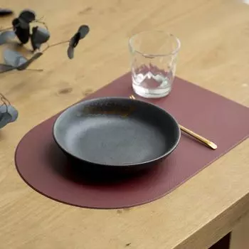 Плейсмат Элип цвет: бордовый (45х30 см)