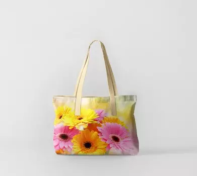 Пляжная сумка Герберы (50х40 см)