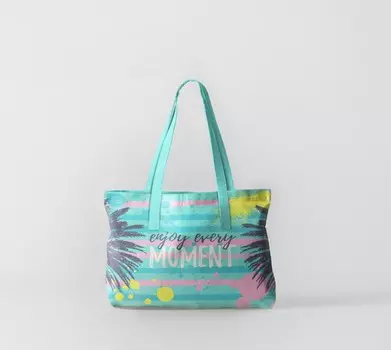 Пляжная сумка Наслаждайся каждым моментом (50х40 см)