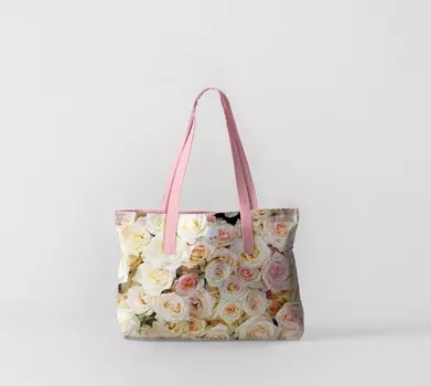 Пляжная сумка Нежнейшие цветы (50х40 см)