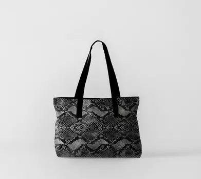 Пляжная сумка Змеиная кожа (50х40 см)
