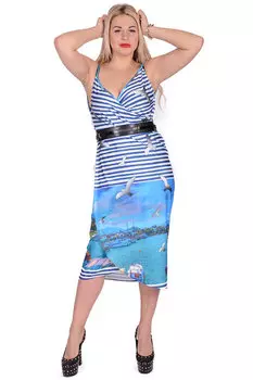 Пляжная туника Gisselle Цвет: Голубой (42)