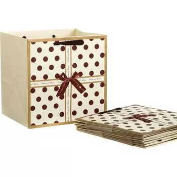 Набор подарочных пакетов Hazel (30х30х25 см - 10 шт)