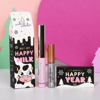 Подарочный набор для макияжа Happy Milk