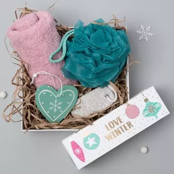 Подарочный набор для ванной Love winter